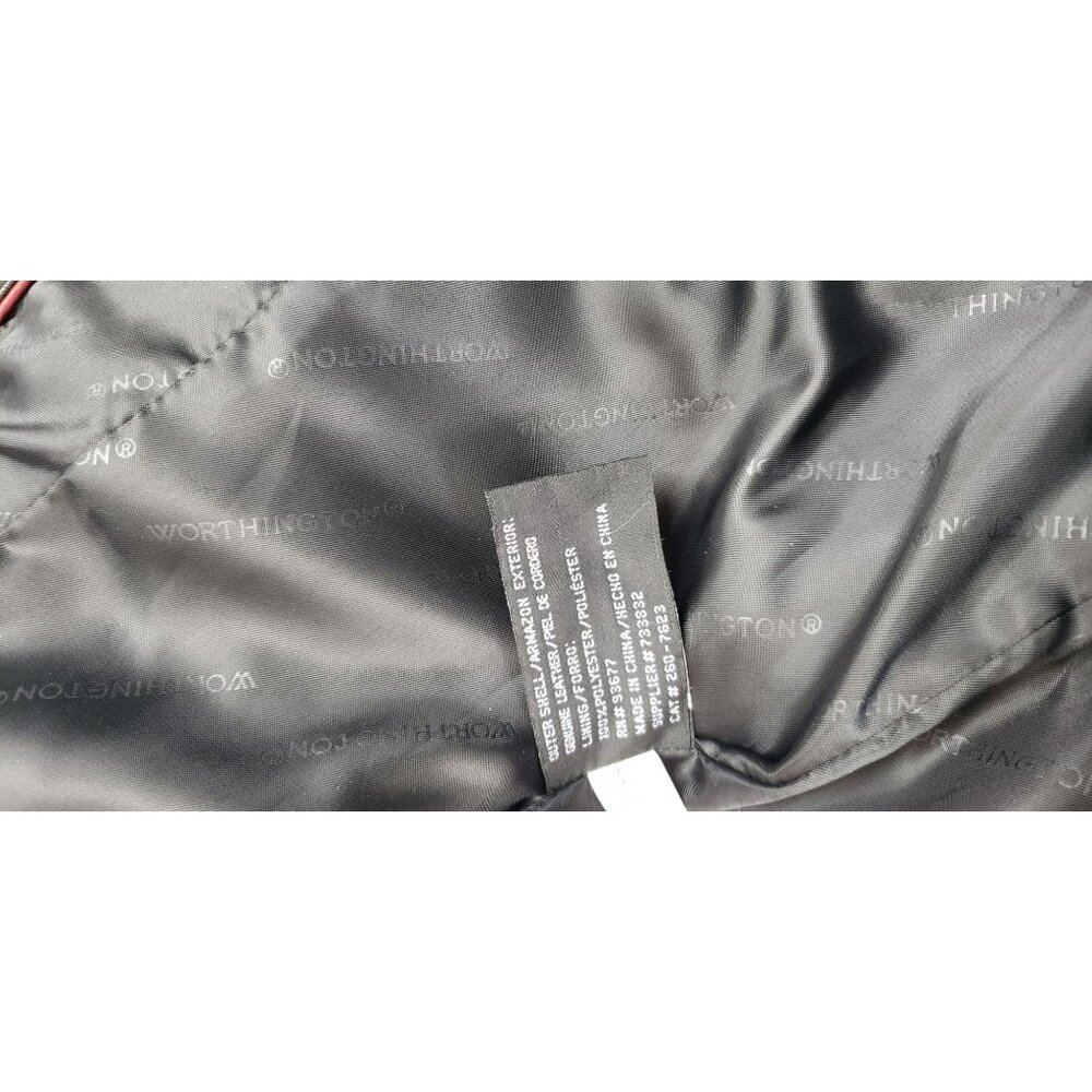 WORTHINGTON GENUINE LAMBSKIN WOMENS COAT - Picture 5 of 6